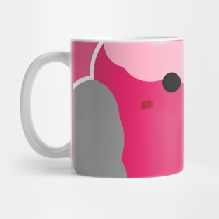 Fluffy cotton candy galah cockatoo Mug